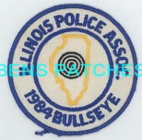 ILLINOIS,ILLINOIS POLICE ASSOCIATION 1984 BULLSEYE 1